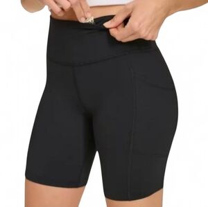 DKNY High Rise Stretch Biker Short‎ Size Large
